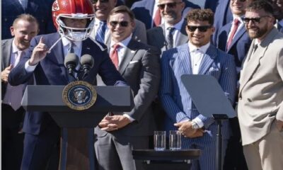 The Kansas City Chiefs at the Whitehouse
