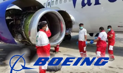 Sucked into Boeing Jet Engine