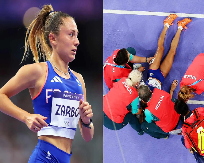 unfolded when French runner Alessia Zarbo