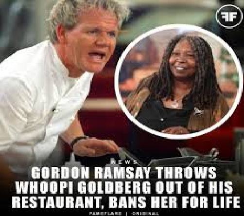 Gordon Ramsay Throws Whoopi Goldberg