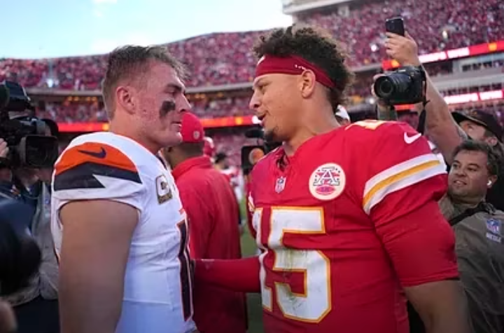 Patrick Mahomes' surprising message to rookie Bo Nix following Chiefs' win over Broncos