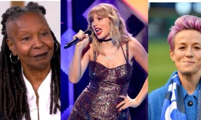 Iconic actress and talk show co-host, Whoopi Goldberg, alongside soccer superstar Megan Rapinoe, and Travis Kelce Girlfriend Taylor Swift declared their intentions to leave America