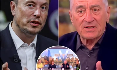 BREAKING NEWS: Robert De Niro Calls Elon Musk a “Scumbag” on The View, Musk’s Response Stuns the Entire Studio.